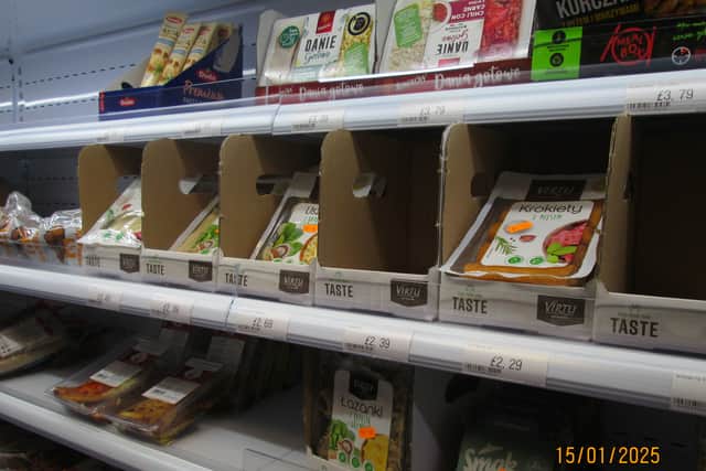 On inspection 69 items, collectively totalling 546 days past the use by date, were found by Trading Standards Officers from WYTSS.