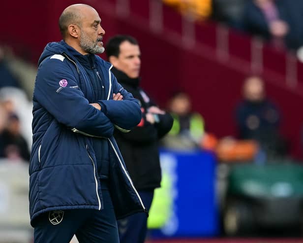 BIG BOOST: For Leeds United's struggling rivals West Ham under boss Nuno Espirito Santo, above.