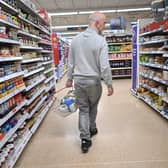 Sainsbury’s has launched price cuts of up to 50% on everyday food staples for a limited time (Photo: JUSTIN TALLIS/AFP via Getty Images)