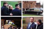 Football stars and family of Terry Yorath attended his funeral.