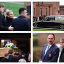 Football stars and family of Terry Yorath attended his funeral.