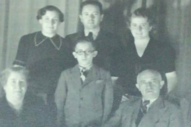 The last photo of the family in 1938.