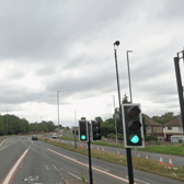 The police chase ended in a three-vehicle crash on Stanningley Road.