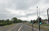 The police chase ended in a three-vehicle crash on Stanningley Road.