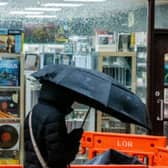 Rainy weather has hit Leeds city centre thanks to Storm Chandra