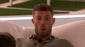 Curtis during public vote on Love Island: All Stars
