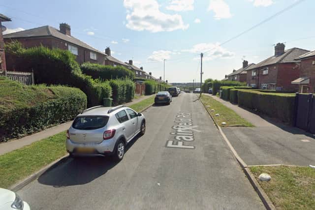 General view of Fairfield Road where the fight happened