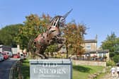 The Old Unicorn looks over Bramley Shopping Centre.