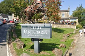 The Old Unicorn looks over Bramley Shopping Centre.