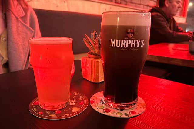 A range of affordable beers are on the menu.