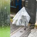 Rain and wind is forecast for Leeds this weekend.