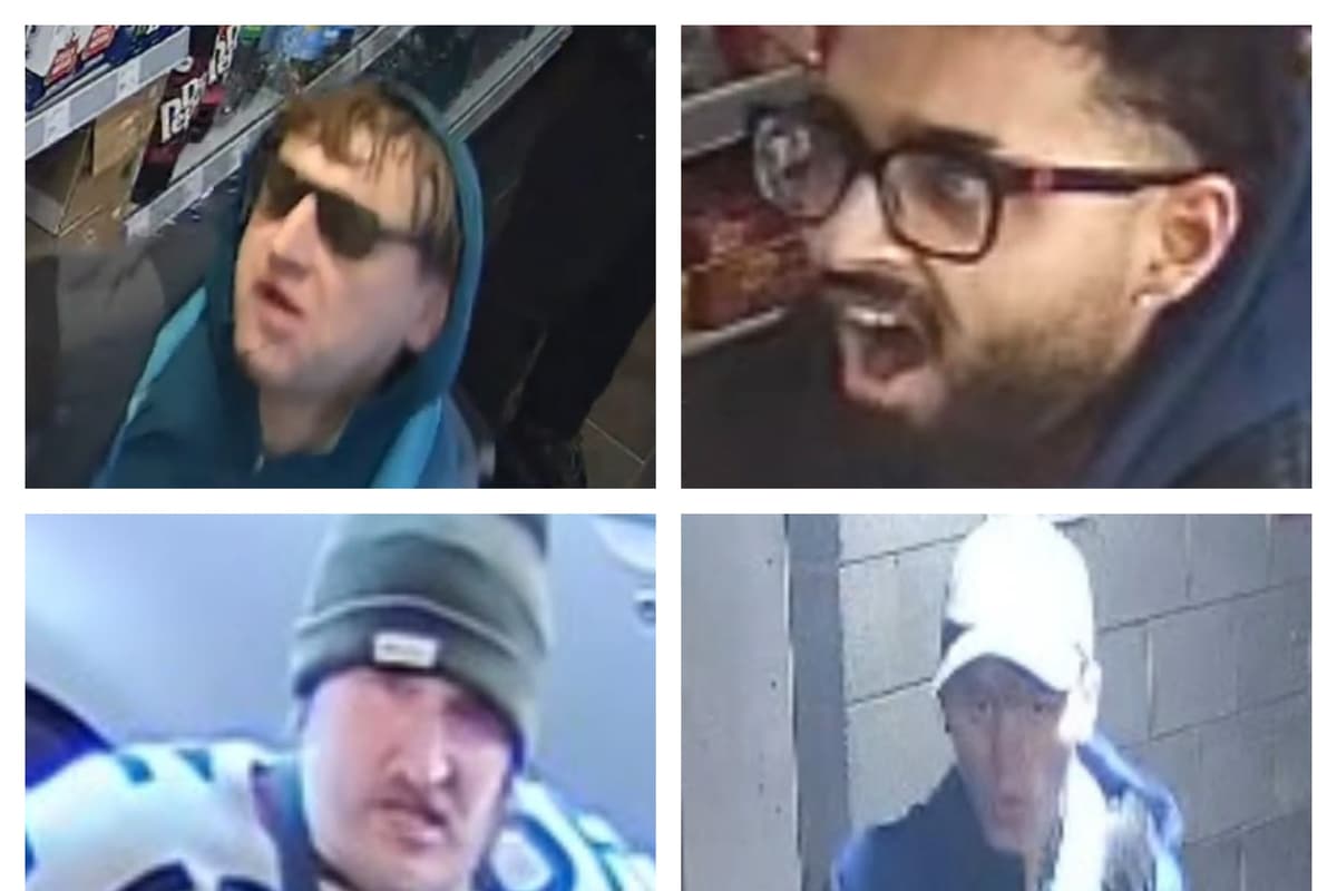 In Leeds von Überwachungskameras erfasst: 36 Fotos der Polizei von West ...