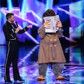 Joel Dommett and Mole Dommett on The Masked Singer