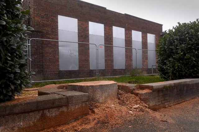 Residents said "part of the community is gone" after the trees were felled.