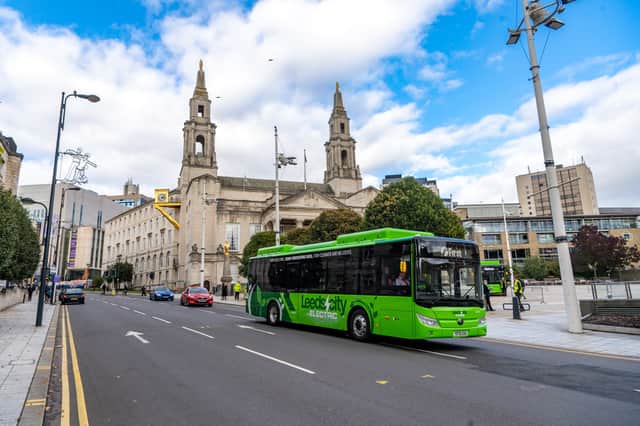 The first-ever zero emission bus fleet for West Yorkshire were unveiled in Millennium Square, Leeds. 