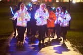 Clapham Common was lit up on Friday night for a special run club