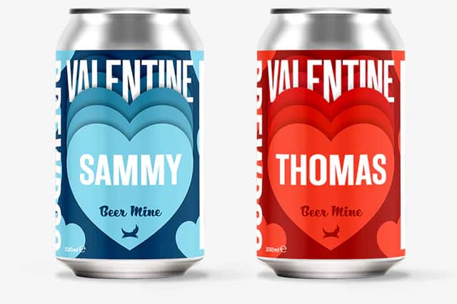 You even get to add a photo onto the can