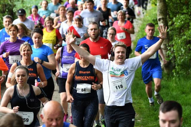 The first 10K Cookridge Community run in 2019.