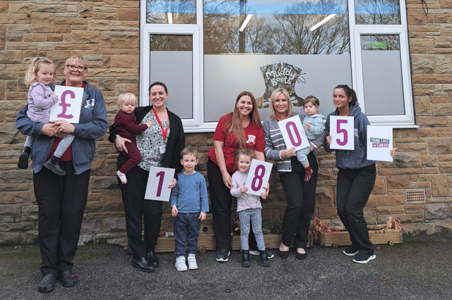 Muddy Boots Gildersome, located on Finkle Lane, has raised an impressive £1,805 for Young Lives vs Cancer following a year of community fundraising.