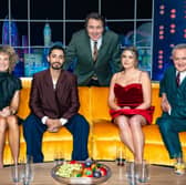 The Jonathan Ross Show guests (L-R):  Ellie Kildunne, Riz Ahmed, Harriet Kemsley, Hugh Bonneville
