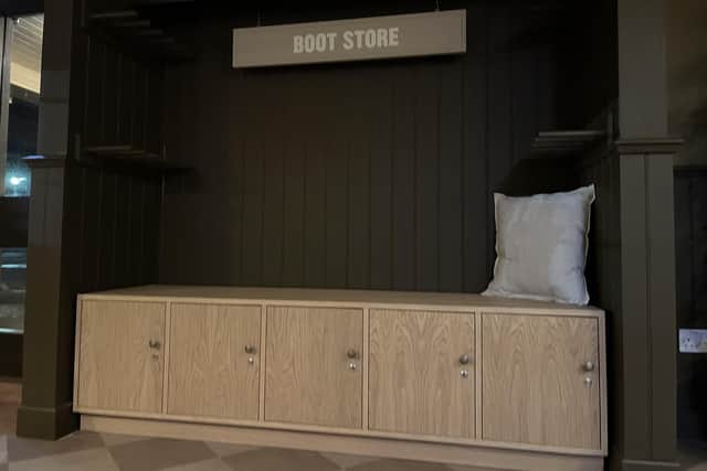 The Hide has boot rooms and wash stations, as well as a dog wash area and cycle storage to keep everything clean and secure.