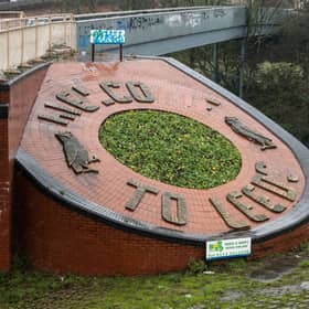 The 'Welcome To Leeds' sign greets thousands of people daily as they exit the M621 towards the city centre.