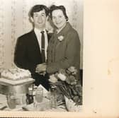 Patrick and Margaret on their wedding day 