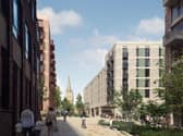Major plans have been revealed to demolish The Ridings shopping centre in Wakefield. CGI of how the site could looks after redevelopment.  