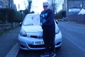 Michael Smith received a fine after stopping outside of the car park at Leeds City Station to reattach his seatbelt.