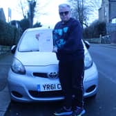 Michael Smith received a fine after stopping outside of the car park at Leeds City Station to reattach his seatbelt.