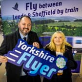 The new Northern service, which will connect Leeds and Sheffield in 47 minutes, was officially launched during an event at Leeds station earlier today.
