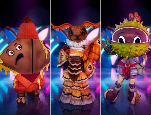 The Masked Singer 2026 finalists: Toastie, Moth, Conkers