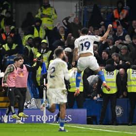 Noah Okafor put Leeds United back on level terms against Chelsea.