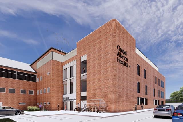 The new £32 million Elective Care Hub facility at Chapel Allerton Hospital, Leeds, which has now been given the go-ahead by NHS England.