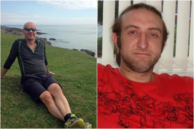 Lee Horton (left) and Daron Pickstock (right) died when a racking system collapsed.