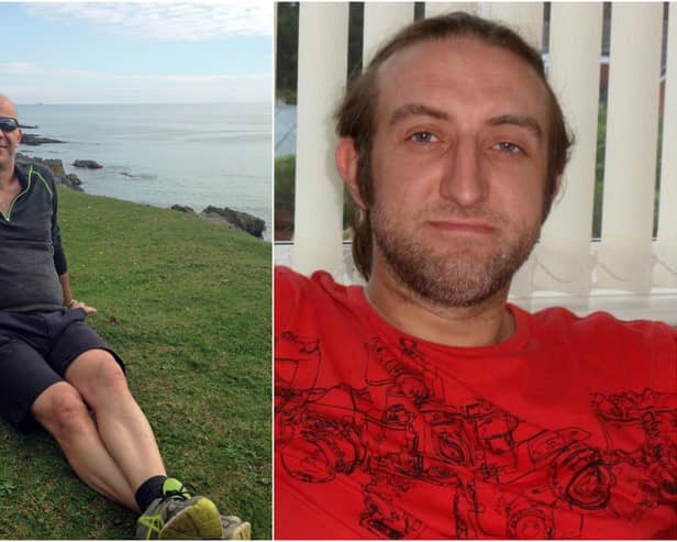 Lee Horton (left) and Daron Pickstock (right) died when a racking system collapsed.