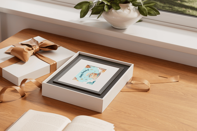 The frames use a clever new e-ink technology to produce the best colours possible