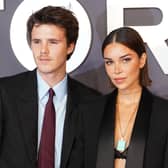 Cruz Beckham and Jackie Apostel attending the world premiere of the Netflix documentary series.