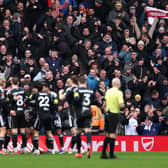 THUNDERBOLT: Strike from Leeds United's Lukas Nmecha.