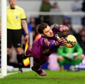 SOLID: Leeds United's penalty shootout hero Lucas Perri, above, as part of a good day all round for the Whites keeper.