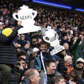 UP FOR THE CUP: Leeds United fans of all ages at Birmingham City.