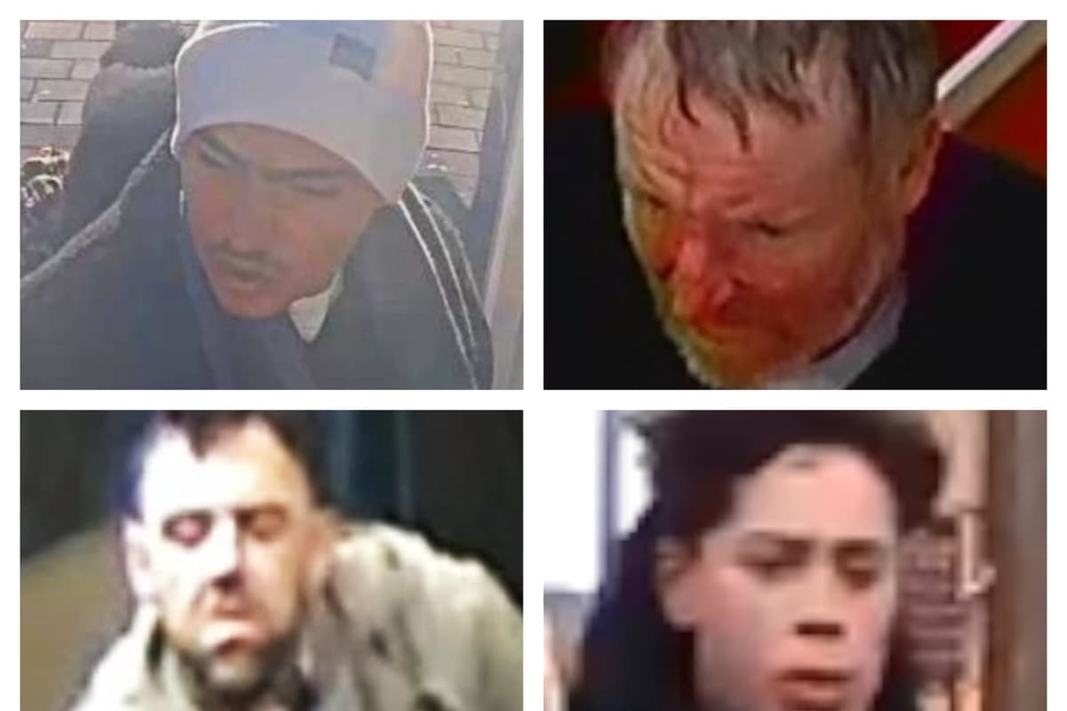 Auf Kamera festgehalten: 37 Fotos von Personen, die in Leeds wegen Raub ...