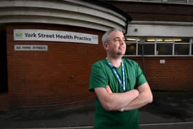Bevan Healthcare, York Street Health Practice York Road, Leeds.. Mathew Sidebottom is pictured.5th October 2020..Picture by Simon Hulme 