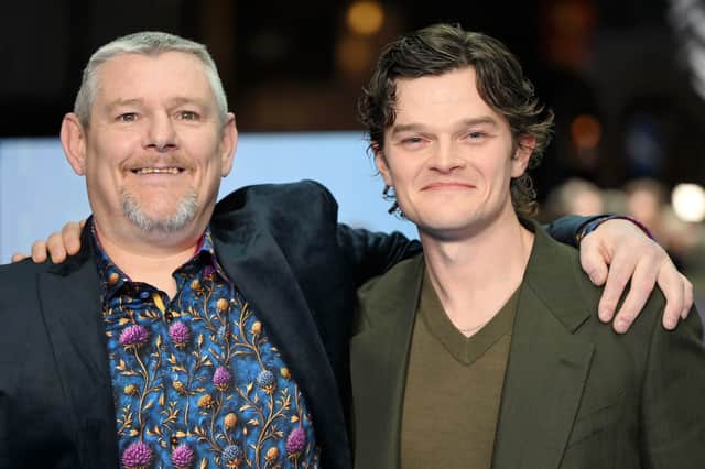 Robert alongside John Davidson, the Scottish Tourette syndrome campaigner who inspired I Swear