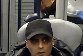 This man is wanted by British Transport Police over a sexual assault on a train in Leeds