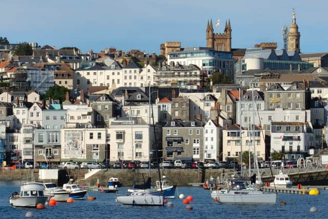 The best view of Guernsey is from the water. This view of St Peter Port was on the ferry back from Herm.