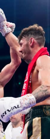 CLASSY: Message from Josh Warrington, left, after his second defeat to big rival Leigh Wood, right, in Nottingham.