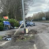 Leeds Ring Road has been closed since this morning following a crash near the Wickes store in Moor Allerton.