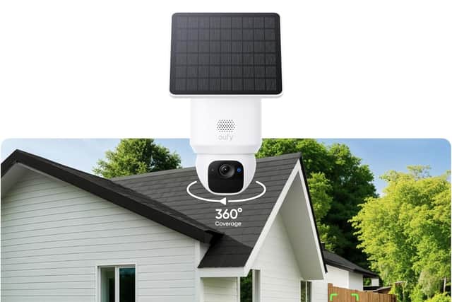 The AI tracking will follow people around your property automatically