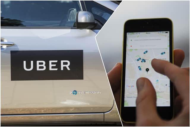 Uber customers in eight more UK cities can book an electric vehicle (Photo: Laura Dale/PA Wire/DANIEL SORABJI/AFP via Getty Images)